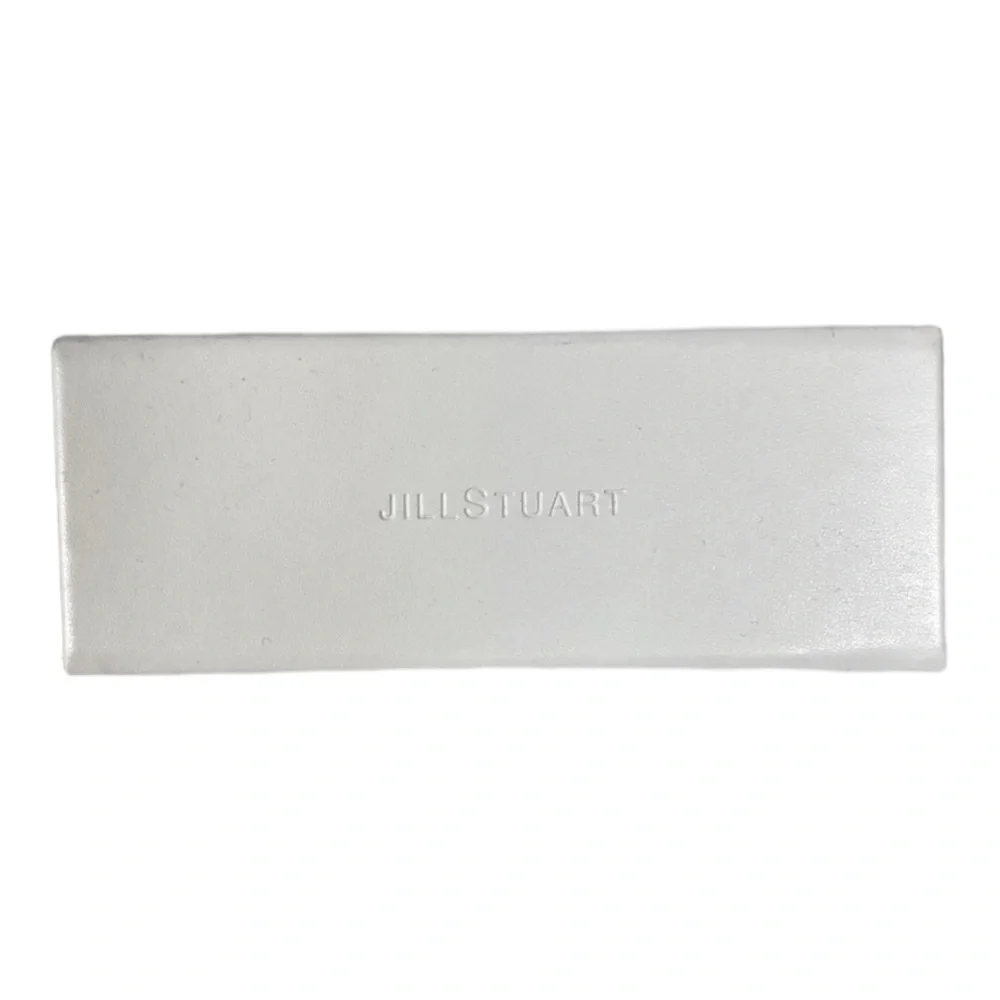 JILL STUART Eye Glass Hard Case White 6x2.5x2